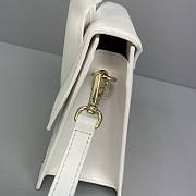 Jacquemus Le Grand Chiquito Smooth Leather White 213BA03 Size 24 cm - 2