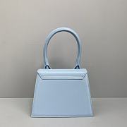 Jacquemus Le Grand Chiquito Smooth Leather Light Blue 213BA03 Size 24 cm - 4