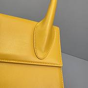 Jacquemus Le Grand Chiquito Smooth Leather Yellow 213BA03 Size 24 cm - 4