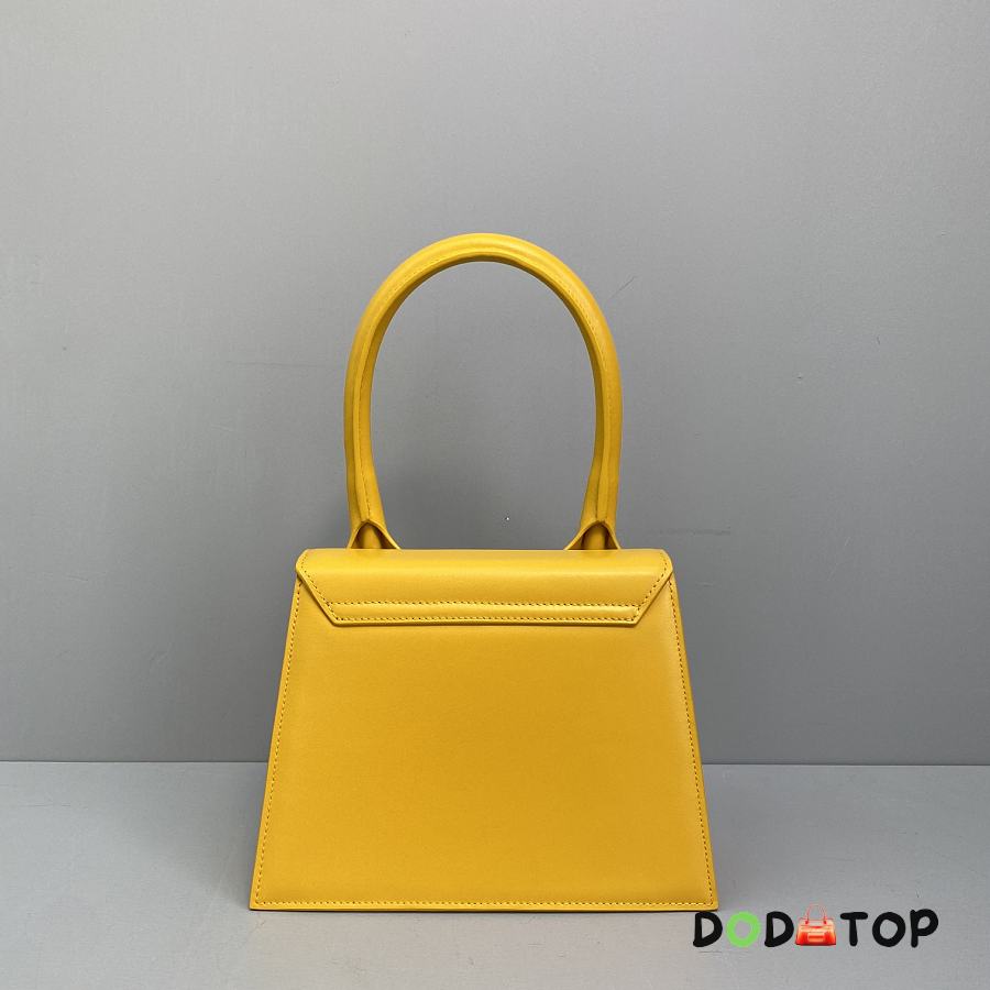 Jacquemus Le Grand Chiquito Smooth Leather Yellow 213BA03 Size 24 cm ...