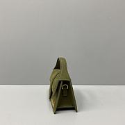 Jacquemus Bambino Suede Olive Green 213BA06 Size 18 Cm - 6
