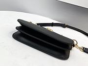 Fendi Touch Leather Bag Black 8BT349 26.5 x 10 x 19 cm - 5