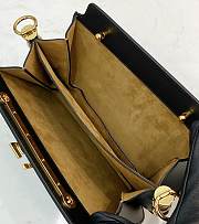 Fendi Touch Leather Bag Black 8BT349 26.5 x 10 x 19 cm - 3