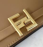 Fendi Touch Leather Bag Beige 8BT349 26.5 x 10 x 19 cm - 4