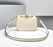 Fendi Touch Leather Bag White 8BT349 26.5 x 10 x 19 cm - 1