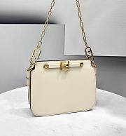 Fendi Touch Leather Bag White 8BT349 26.5 x 10 x 19 cm - 2