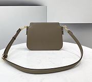 Fendi Touch Leather Bag Grey 8BT349 26.5 x 10 x 19 cm - 6