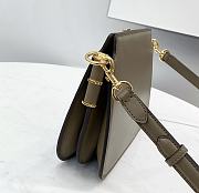 Fendi Touch Leather Bag Grey 8BT349 26.5 x 10 x 19 cm - 5