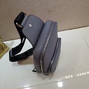 Louis Vuitton Avenue Sling Bag Grey Taiga Leather M30801 Size 20 x 31 x 10 - 6