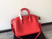 Givenchy Small Antigona Bag In Red BB0511 Size 33 x 28 x 17 cm - 6