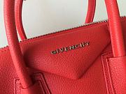 Givenchy Small Antigona Bag In Red BB0511 Size 33 x 28 x 17 cm - 2