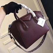 Givenchy Small Antigona Bag In Wine BB0511 Size 33 x 28 x 17 cm - 1