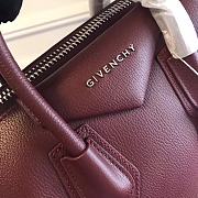 Givenchy Small Antigona Bag In Wine BB0511 Size 33 x 28 x 17 cm - 3
