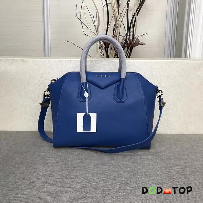 Givenchy Small Antigona Bag In Blue BB0511 Size 33 x 28 x 17 cm - 1