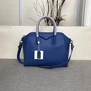 Givenchy Small Antigona Bag In Blue BB0511 Size 33 x 28 x 17 cm - 1