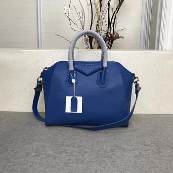 Givenchy Small Antigona Bag In Blue BB0511 Size 33 x 28 x 17 cm
