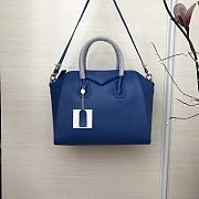 Givenchy Small Antigona Bag In Blue BB0511 Size 33 x 28 x 17 cm - 5
