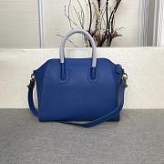 Givenchy Small Antigona Bag In Blue BB0511 Size 33 x 28 x 17 cm - 3