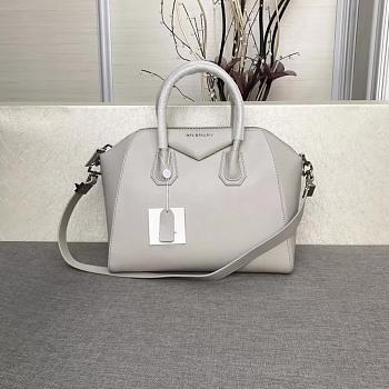 Givenchy Small Antigona Bag In Grey BB0511 Size 33 x 28 x 17 cm