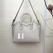 Givenchy Small Antigona Bag In Grey BB0511 Size 33 x 28 x 17 cm - 5