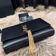 YSL Kate Medium In Smooth Leather Gold-tone Metal 354119 Size 24 x 14.5 x 5 cm - 3