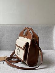 Burberry Mini Logo Pocket Bag Natural/Tan 80280621 Size 23 cm - 4