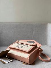 Burberry Mini Two-tone Pocket Bag Blush Pink 80323311 Size 23 cm - 6