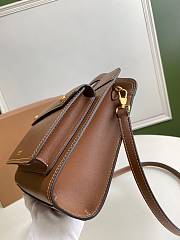 Burberry Mini Leather Pocket Bag Brow Size 23 cm - 2