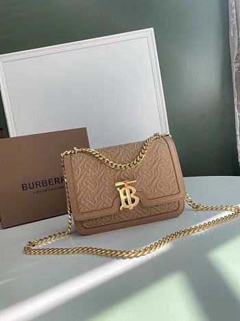 BURBERRY SMALL QUILTED TB BAG 80149221 SIZE 21 x 6 x 16 CM