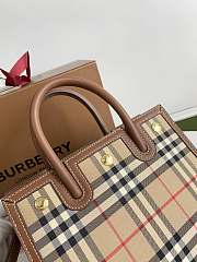 Burberry Mini Vintage Title Bag Beige 80252661 Size 26 cm - 6