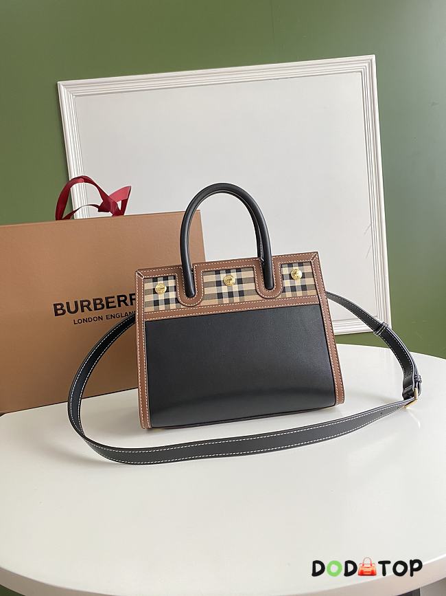 Burberry Mini Vintage Title Bag Black 80252661 Size 26 cm - 1