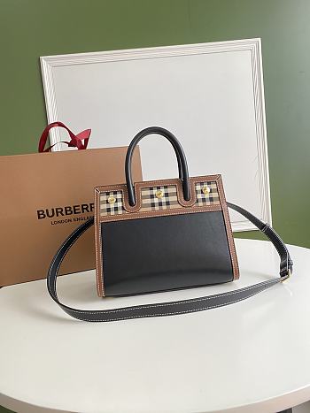 Burberry Mini Vintage Title Bag Black 80252661 Size 26 cm