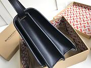 Burberry Medium Leather TB Bag Black Size 25.5 x 6.5 x 18.5 cm - 4