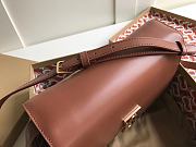 Burberry Medium Leather TB Bag Brown Size 25.5 x 6.5 x 18.5 cm - 5