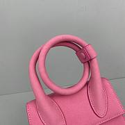 Jacquemus Chiquito Noeud Pink 213BA05 Size 18 Cm - 3