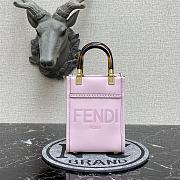 Fendi Mini Sunshine Shopper Light Pink 8BS051 Size 13 x 18 x 6.5 cm - 1
