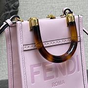 Fendi Mini Sunshine Shopper Light Pink 8BS051 Size 13 x 18 x 6.5 cm - 6