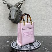 Fendi Mini Sunshine Shopper Light Pink 8BS051 Size 13 x 18 x 6.5 cm - 4