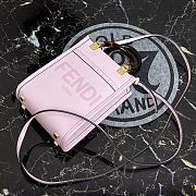 Fendi Mini Sunshine Shopper Light Pink 8BS051 Size 13 x 18 x 6.5 cm - 2