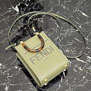 Fendi Mini Sunshine Shopper Khaki 8BS051 Size 13 x 18 x 6.5 cm - 6