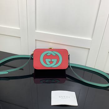 Gucci Interlocking G Mini Bag Red 658230 Size 17 cm