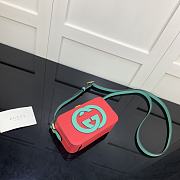 Gucci Interlocking G Mini Bag Red 658230 Size 17 cm - 5