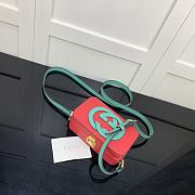 Gucci Interlocking G Mini Bag Red 658230 Size 17 cm - 4