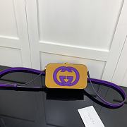 Gucci Interlocking G Mini Bag Yellow 658230 Size 17 cm - 1