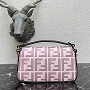 Fendi Baguette Light Pink 8BR600 Size 26 x 13 x 6 cm - 5