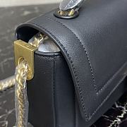 Fendi Baguette Chain Strap Black 8BR783 Size 27 x 6 x 13.5 cm - 3