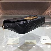 Fendi Baguette Black Leather Bag 8BS017 Size 18 x 11 x 4 cm - 6