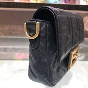 Fendi Baguette Black Leather Bag 8BS017 Size 18 x 11 x 4 cm - 5