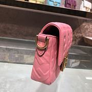 Fendi Baguette Pink Leather Bag 8BS017 Size 18 x 11 x 4 cm - 5