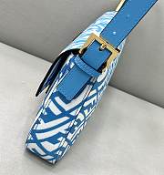 Fendi Baguette 1997 Blue 8BR792 Size 27 x 4 x 13 cm - 2